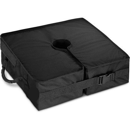 Fyrkantig Parasollfot Vikt 45 cm ~ Passar Alla Infällda Fribärande Parasoller och Alla Utomhusparasollställ ~ Enkel Installation Sidöppning