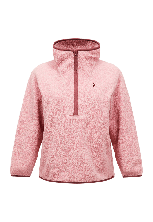 Peak Performance NatureRush Pile Half Zip Jackor Dam Rosa XS