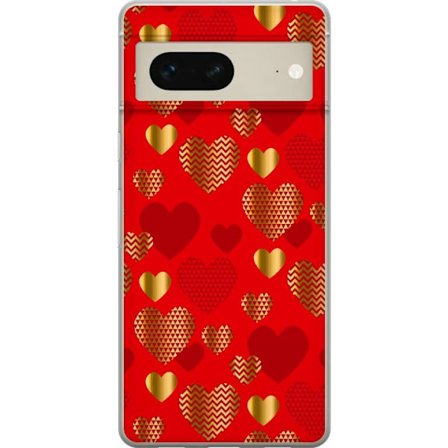 Kompatibel Mobilcover til Google Google Pixel 7 GoldenHearts