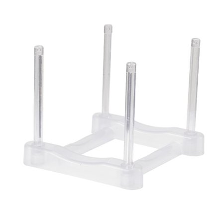 Transparent opbevaringsreol til vandglas til skrivebord, kreativ stabelbar kopholder, hjemmeskab til opbevaring af termokander