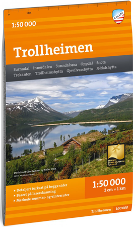 Calazo Turkart Trollheimen 1:50 000
