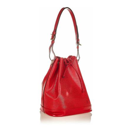 Louis Vuitton Vintage, Pre-owned Bucket Bag Rood, Dames, Maat:ONE Size,leer