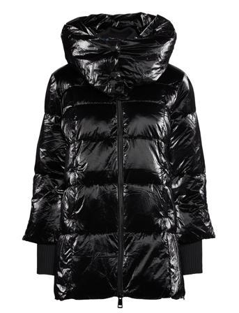 Mathilde Jacket Vuorillinen Takki Topattu Takki Musta GUESS Jeans
