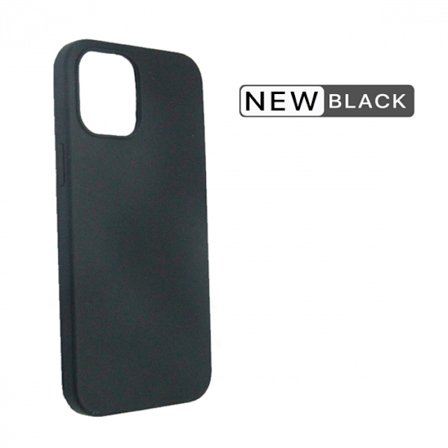 iPhone 12 Pro Max Soft Silikon Skal Hög kvalité - Svart