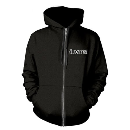 The Doors Unisex Adult Lizard King Back Print Full Zip Hoodie M