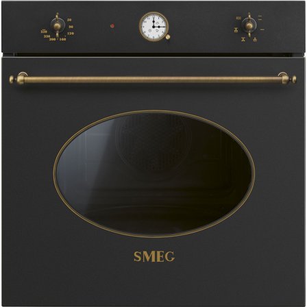 Smeg SF68C1AO Colonial Inbyggnadsugn 60 cm, antracit | Vitvaror > Ugnar > Ugn | Bagaren och Kocken