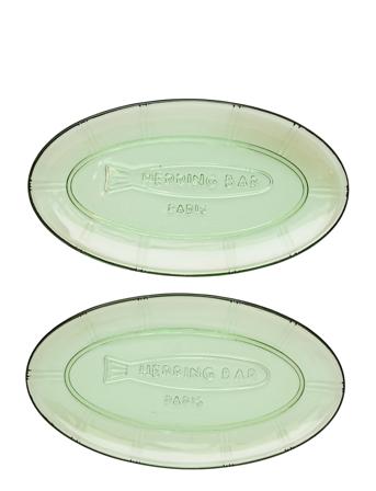 Dish Oval Flat Home Tableware Serving Dishes Serving Platters Grøn Serax