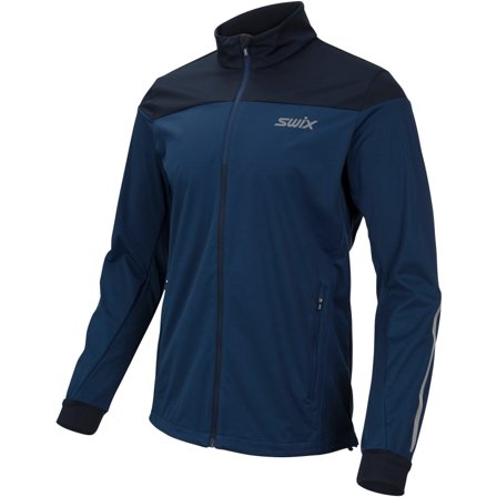 Swix Men's Cross Jacket Men lined workout jackets Blue S