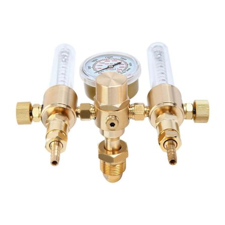 Dubbel Argonregulator Flödesmätare Reservdelar Professionell