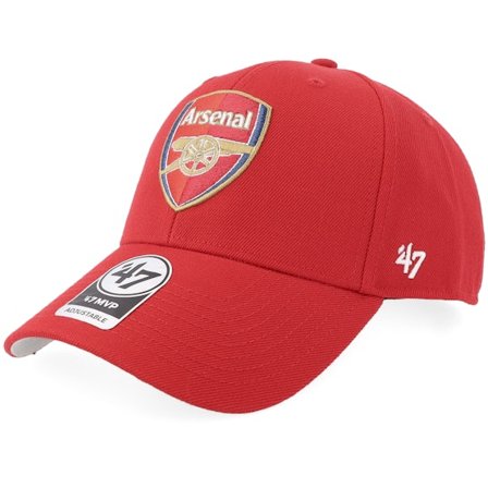 47 Brand - Football Rød adjustable Caps - Arsenal 47 Mvp Cap Red Adjustable @ Hatstore