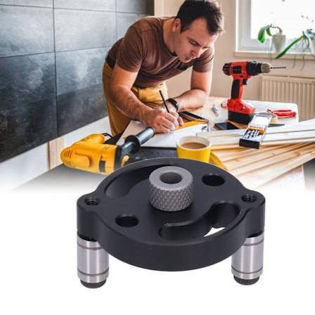 Hulstans Fixture Enkelt Borguide Selvtilpasnings Centerpositionering Døvling Jig Lokator