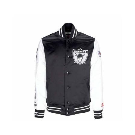 Mitchell & Ness Bomber Jakke Sort, Herre