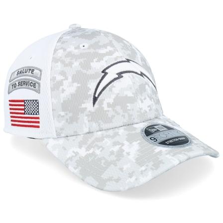 New Era - NFL Camo adjustable Cap - Los Angeles Chargers Nfl24 Salute To Service 9FORTY Camo/White Adjustable @ Hatstore