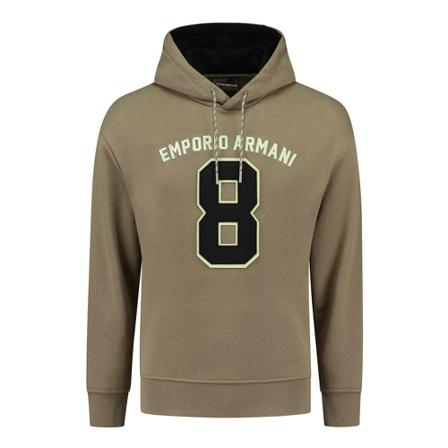 Emporio Armani, Sweatshirt Bruin, Heren, Maat:S