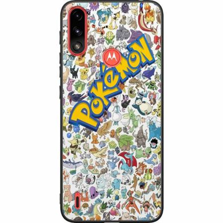 Motorola Moto E7i Power Svart Skal Pokemon