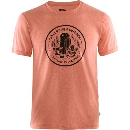 Fjällräven Men's Fikapaus T-shirt Men short-sleeved sweaters Red S