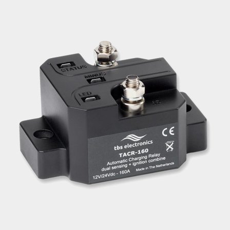 Oddělovací relé TBS Electronics TACR-160, 12 - 24 V, 160 A, s připojením pro 2 baterie