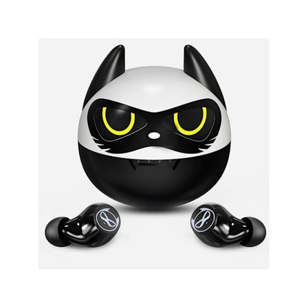 In-Ear Hörlurar Dubbel Touch Kontroll Bluetooth Svart