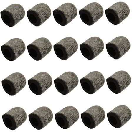 20 st Touchscreen Penna Stylus Penna Fiber Spets Mesh Konduktiv Fiber Ersättningslock