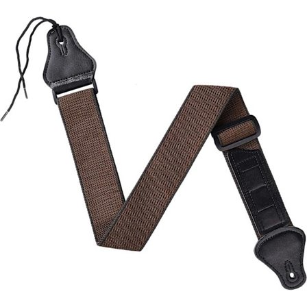 (Brun) Justerbar Bomuldsguitarrem Elektrisk Guitar Akselrem Komfortabel Guitarrem til Folk Elektrisk Guitar Basguitar