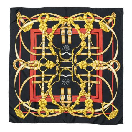 Hermès Vintage Pre -owned Halstørklæde Sort, Dame Vintage Accessories, Størrelse: ONE Size