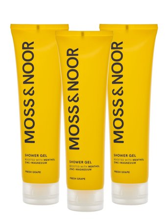MOSS & NOOR After Workout Shower Gel Fresh Grapefruit 3 Pack - Nude - ONE SIZE