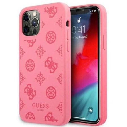 Guess GUHCP12LLSPEFU iPhone 12 Pro Max 6,7" fuchsia/fuchsia hardt etui Peony Collection