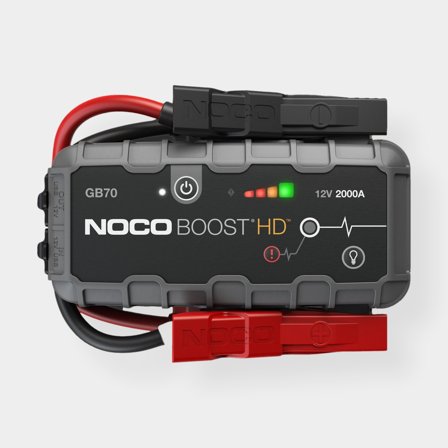 Jump starter / start booster NOCO Boost HD GB70, 12 V, 2000 A, for petrol engine up to 8 litres / diesel engine up to 6 litres