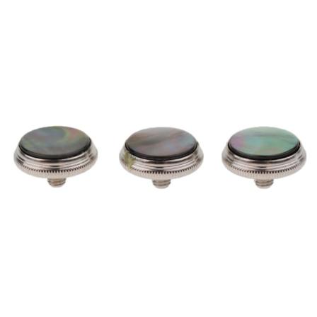 1/3/5 3st Trumpet Reparerande del Knappar Musikinstrument 3 pcs black shellfish 1 Pc