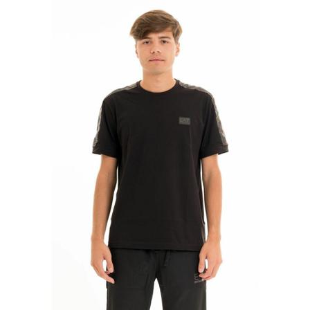 Emporio Armani Ea7, T-Shirts Zwart, Heren, Maat:L