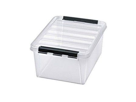 SmartStore Förvaringslåda Classic transparent 14L - Lyreco - Skolmöbler och inredning > Förvaringsmöbler > Backar, boxar och korgar