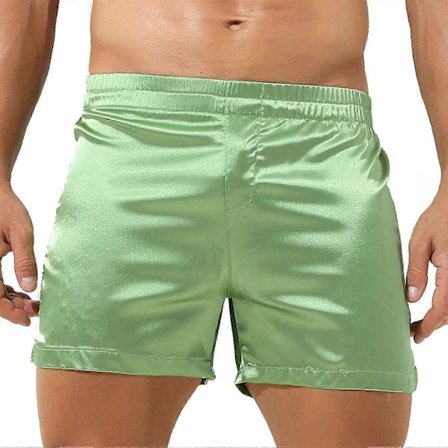 Herr Silke Satin Boxershorts Underkläder Sov Pyjamas Lounge Shorts