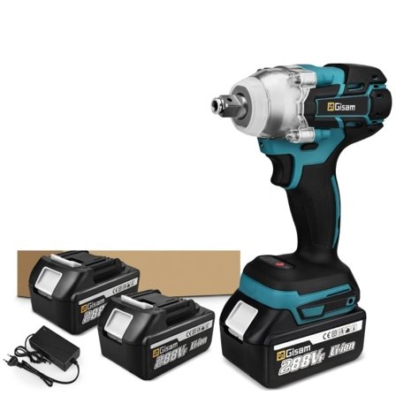 520N.M Børsteløs Elektrisk Slagsnøgle 1/2 tommer til Makita 18V Batteri Skruetrækker El værktøj