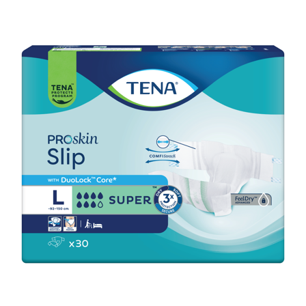 Tena Slip Super, Large, 30 stk.