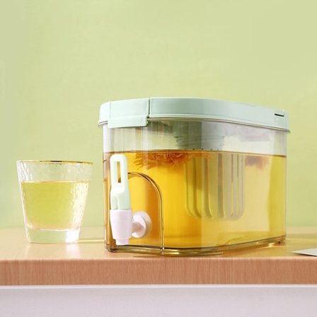 4L Vandflaske til Køleskab, Kandedrik Dispenser med Hane