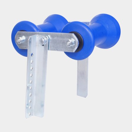 Dubbele kielrol 1852-Marine, met beslag, zonder U-beugel