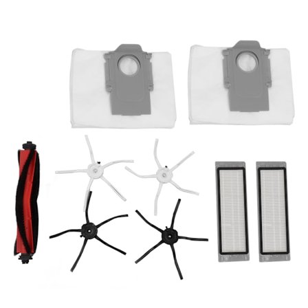 Robot Vacuum Pääsivun Harjat Suodatin ja Pölypussi Tehokas ABS Robot Vacuum Tarvikkeet Roborock Q5