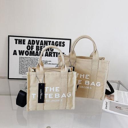 2023fw Ny Tote Bag för Kvinnor Stor Kapacitet Canvas Handväskor Mode Kvinnor Bärbar Axelväska Dam Crossbody Shopping Bags A1 L
