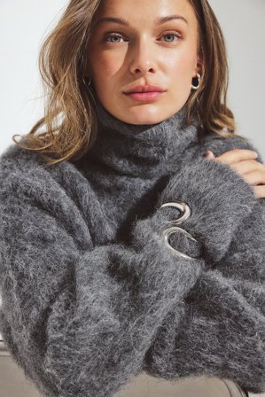 NA-KD Irregular Bangle - Smykker - Sølv - One Size