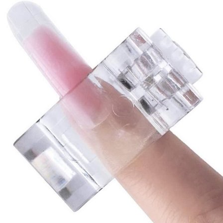 Konstruktions Negleklips Transparent Gel Manicure Tips Finger Hurtig Udvidelse Plast Polygel Kunst 10 stk