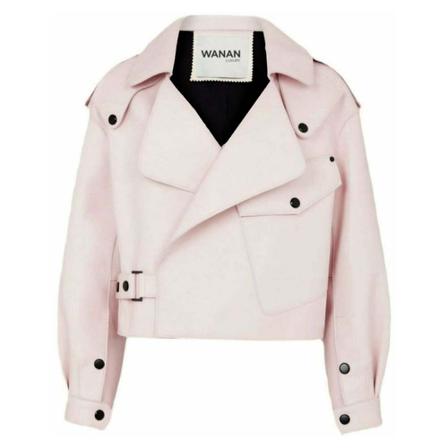 Wanan Touch Ilaria Jakke Lambskin Leather Pink, Dame