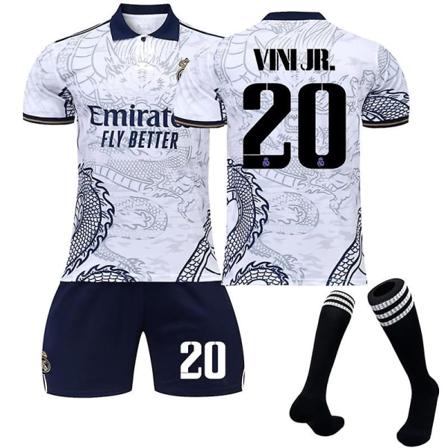 Sæson 22-23 Real Madrid Dragon Pattern Football Shirt - Perfet VINI JR. 20 XL