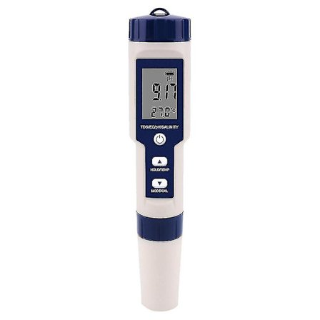 5-i-1 Vandkvalitets Multifunktionel Tester