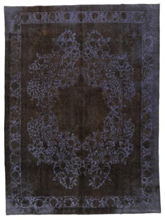 Tapis D'orient Colored Vintage 292X387 Noir Grand (Laine, )