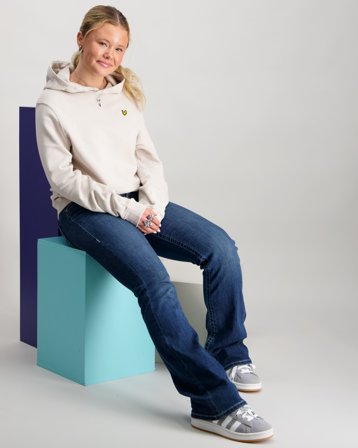 Lyle & Scott Pullover Hoodie Beige Sweats à capuche Fille - Kids Brand Store