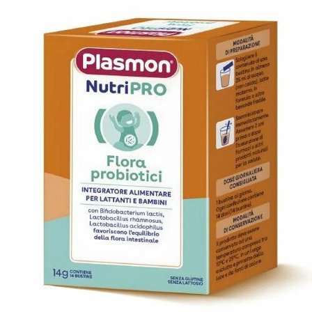 Plasmon Nutripro Flora Probiotici Integratore Alimentare 14