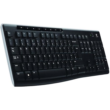 Logitech Wireless Keyboard K270 (Nordisk) - Original - Svart