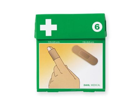 Dahl Medical Plåster textil Nr.6 50/fp - Lyreco - Skyddsutrustning - Första Hjälpen - Förband och Refill