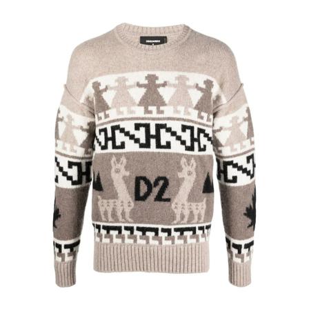 Dsquared2 Strik inbo, Herre Strik, Størrelse: L