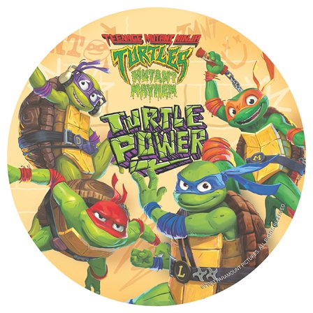 Ninja Turtles Tårtbild 20cm - Kalaslagret.se